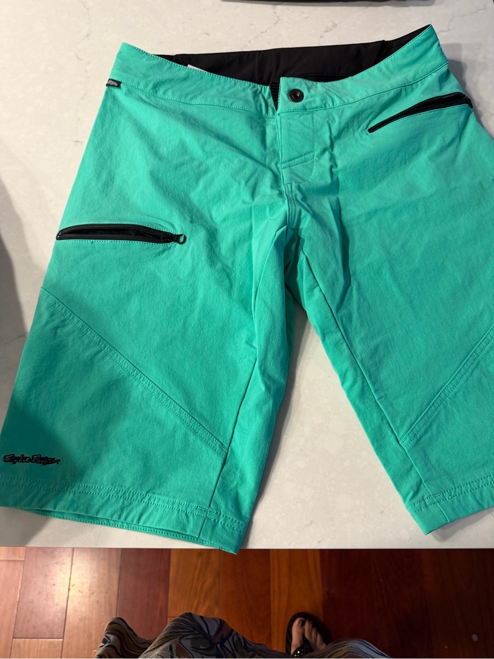 2 pairs Women's Troy lee  Mountain bike Shorts  both are large